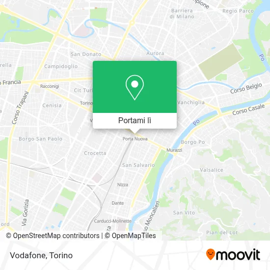 Mappa Vodafone