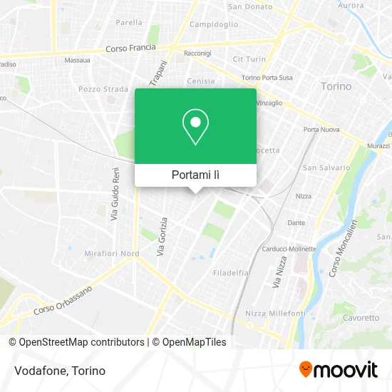 Mappa Vodafone