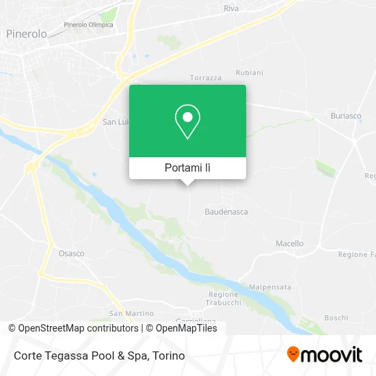 Mappa Corte Tegassa Pool & Spa