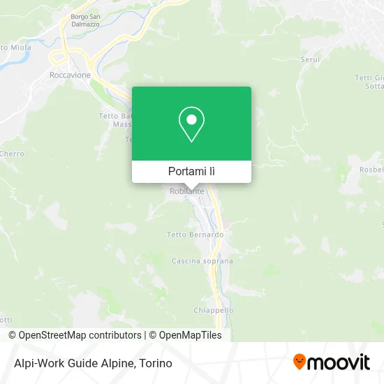 Mappa Alpi-Work Guide Alpine