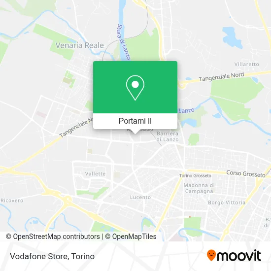 Mappa Vodafone Store