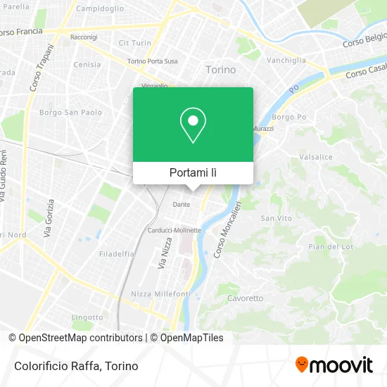Mappa Colorificio Raffa