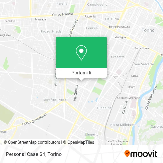 Mappa Personal Case Srl