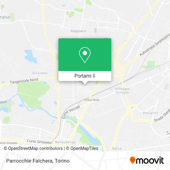 Mappa Parrocchie Falchera