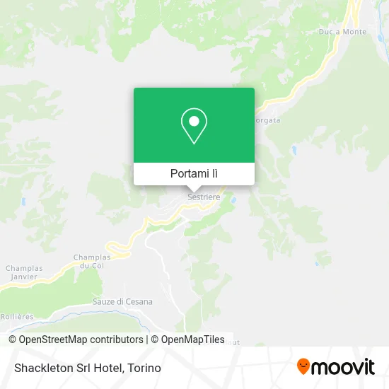 Mappa Shackleton Srl Hotel