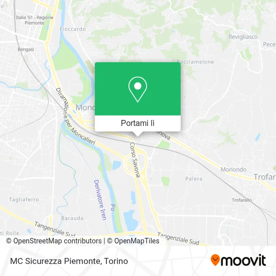 Mappa MC Sicurezza Piemonte