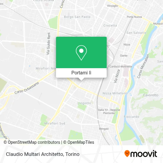 Mappa Claudio Multari Architetto