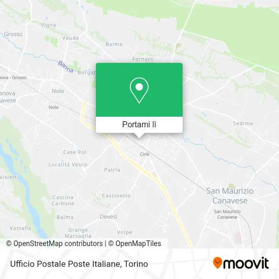Mappa Ufficio Postale Poste Italiane