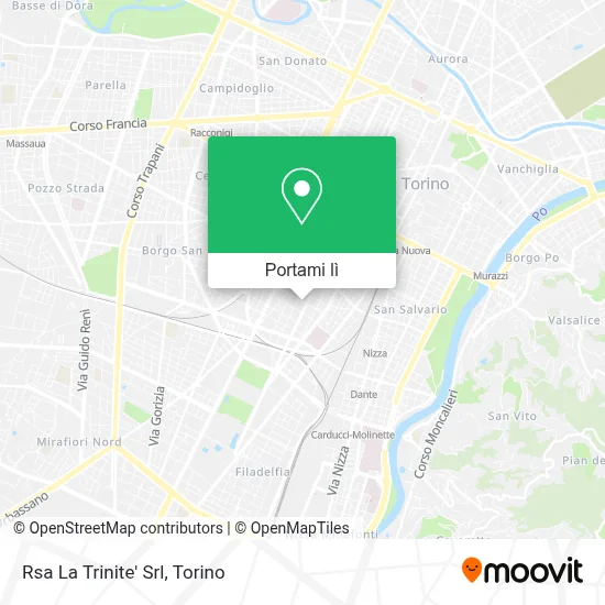 Mappa Rsa La Trinite' Srl