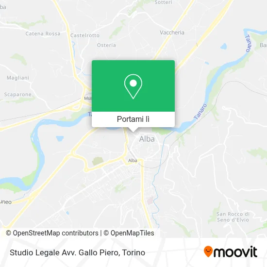 Mappa Studio Legale Avv. Gallo Piero