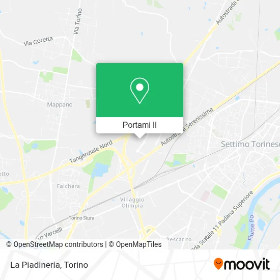Mappa La Piadineria