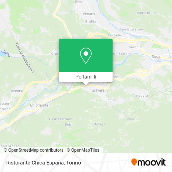 Mappa Ristorante Chica Espana