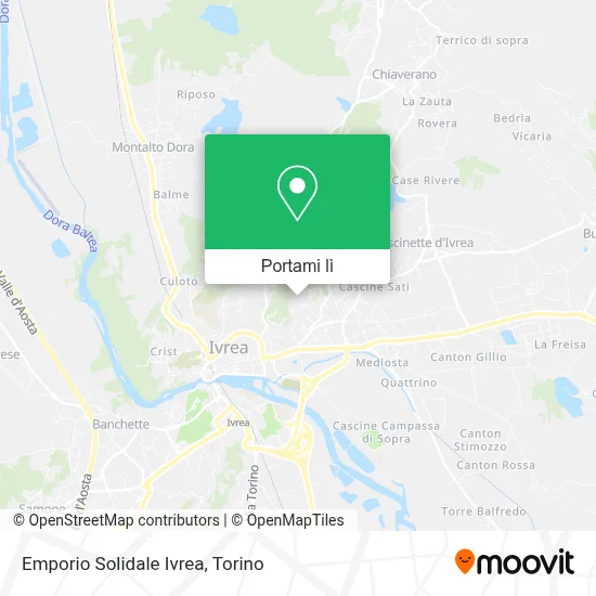 Mappa Emporio Solidale Ivrea