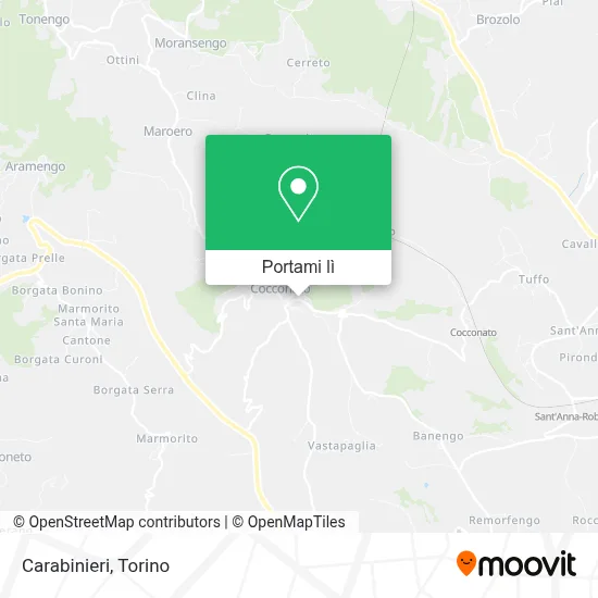 Mappa Carabinieri
