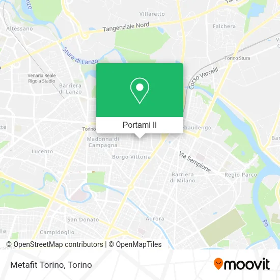 Mappa Metafit Torino