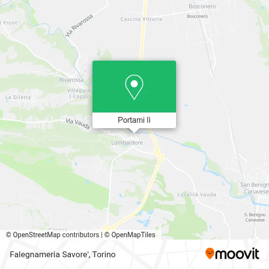 Mappa Falegnameria Savore'
