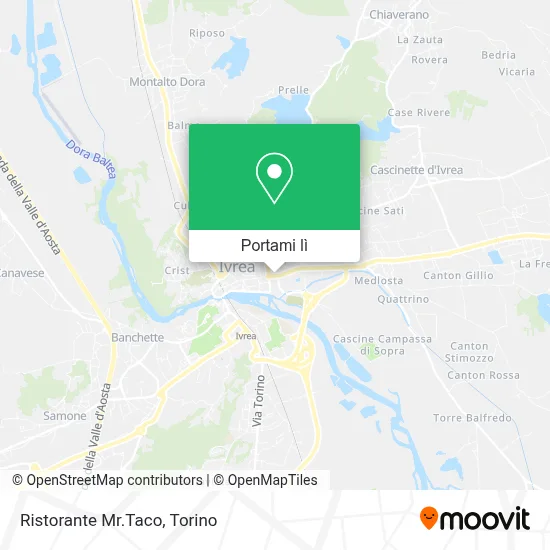 Mappa Ristorante Mr.Taco