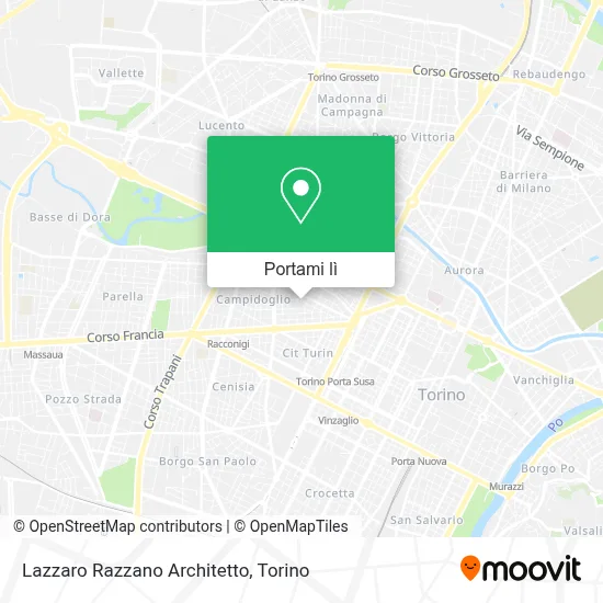 Mappa Lazzaro Razzano Architetto