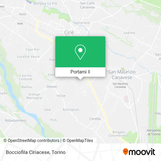 Mappa Bocciofila Ciriacese
