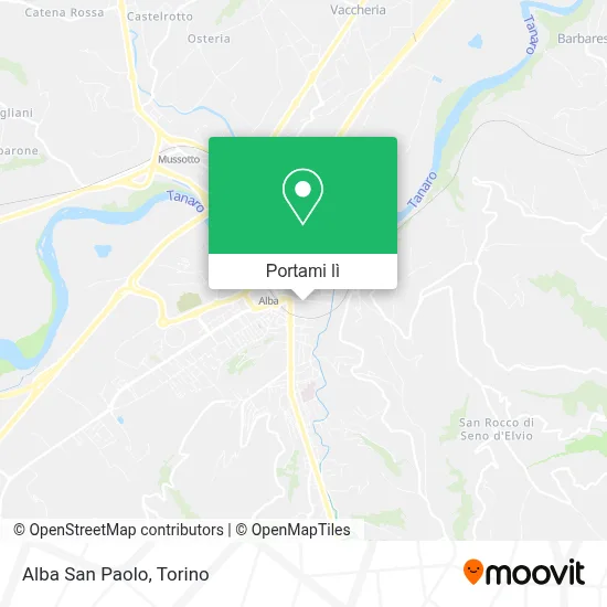 Mappa Alba San Paolo