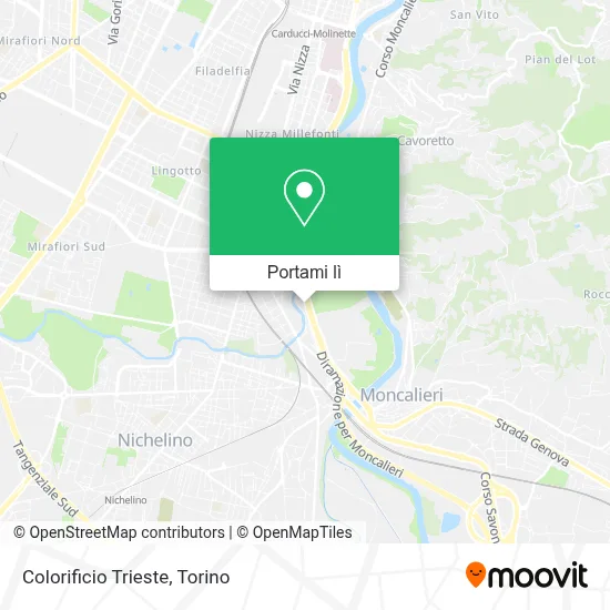 Mappa Colorificio Trieste