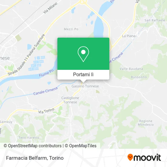 Mappa Farmacia Belfarm