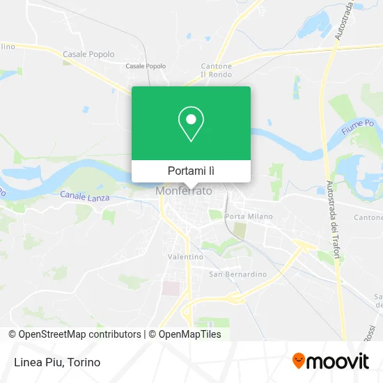 Mappa Linea Piu