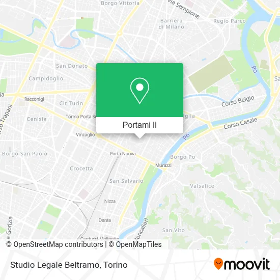 Mappa Studio Legale Beltramo