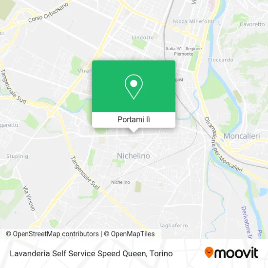 Mappa Lavanderia Self Service Speed Queen
