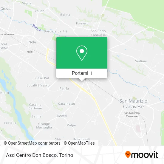 Mappa Asd Centro Don Bosco
