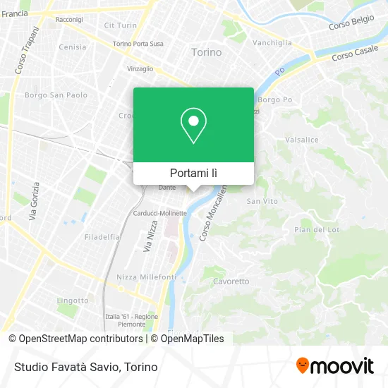 Mappa Studio Favatà Savio