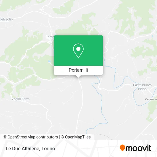 Mappa Le Due Altalene