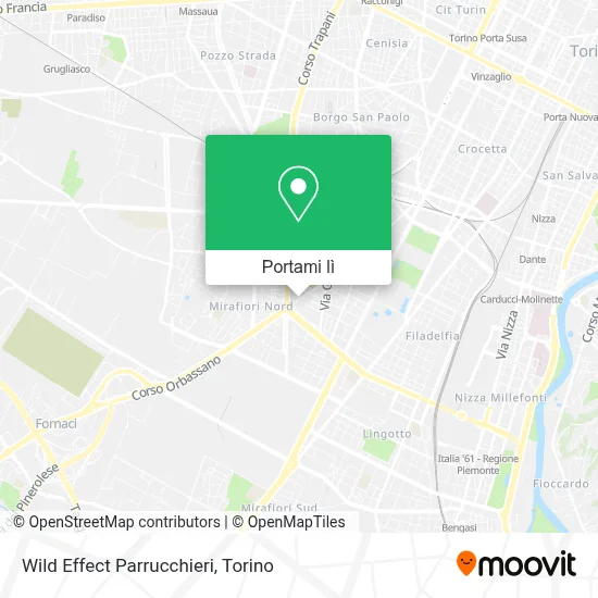 Mappa Wild Effect Parrucchieri