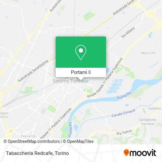 Mappa Tabaccheria Redcafe