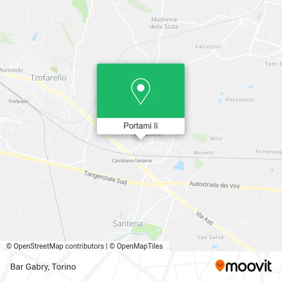 Mappa Bar Gabry