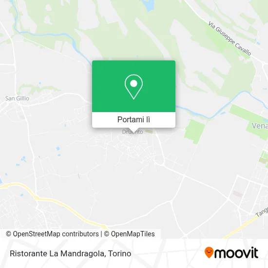 Mappa Ristorante La Mandragola