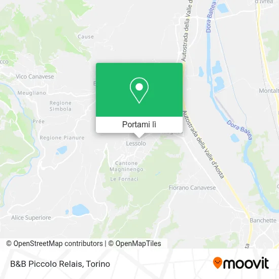 Mappa B&B Piccolo Relais