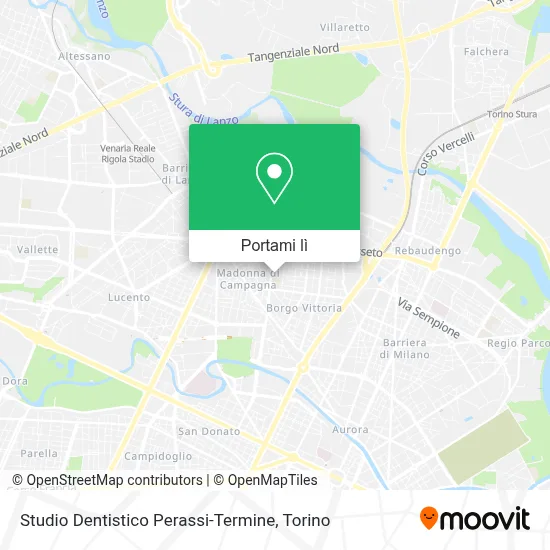 Mappa Studio Dentistico Perassi-Termine