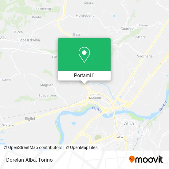 Mappa Dorelan Alba