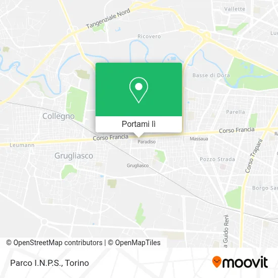 Mappa Parco I.N.P.S.