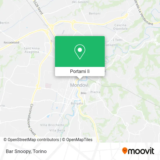 Mappa Bar Snoopy