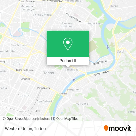 Mappa Western Union