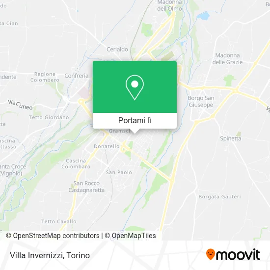 Mappa Villa Invernizzi