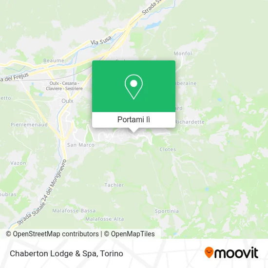 Mappa Chaberton Lodge & Spa