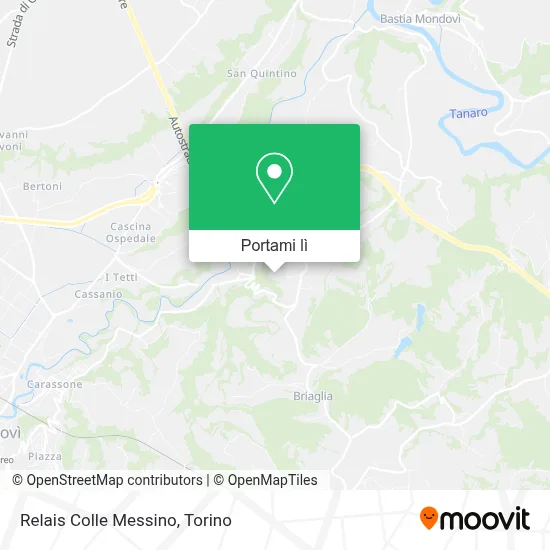 Mappa Relais Colle Messino