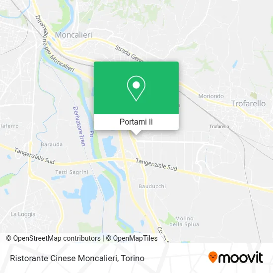 Mappa Ristorante Cinese Moncalieri