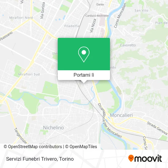 Mappa Servizi Funebri Trivero