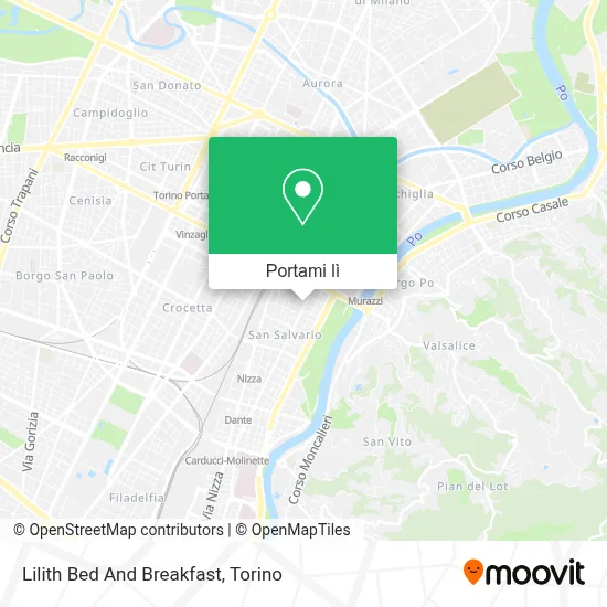 Mappa Lilith Bed And Breakfast