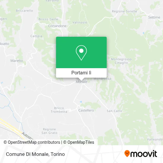 Mappa Comune Di Monale