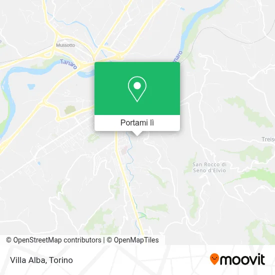 Mappa Villa Alba